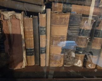 So many books from the 1800's!!  Many are in excellent shape