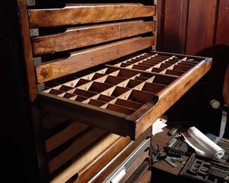 Printing Press w/ Ancillary Supplies