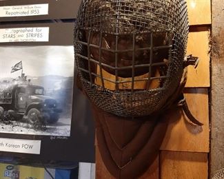 Fencing masks.  Very old.