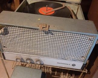 Motorola Phonograph with two speakers.  It works!