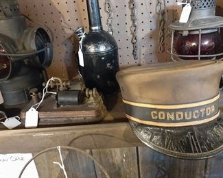 Western Union Telegraph and Conductor's Hat