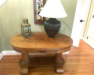ANTIQUE LIBRARY TABLE