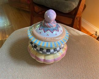 MCKENZIE CHILDS COVERED DISH