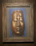 Edward Biberman (1904 - 1986) ‘Mayan Head’ serigraph, pencil signed and numbered 199/225