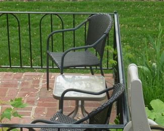 Patio chairs & small table