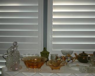 Depression glass, etc