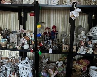 Vintage Angels (ceramic, glass, clay)                                            Vintage Christmas         