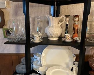 Milk Glass,  Casabella vases, Royal Hager
