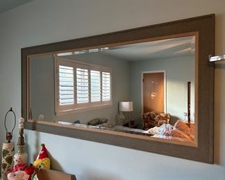 Beveled Mirror  65" x 31"