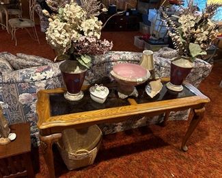 Sofa Table                                                                                              Basset Sofa & Love Seat