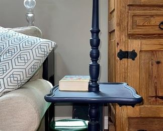 Vintage end table lamp combination