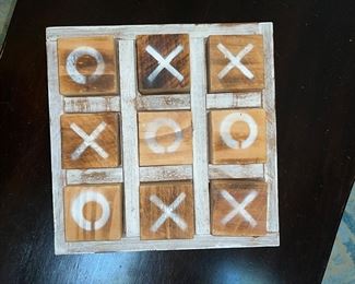 Tic-Tac-Toe wooden game