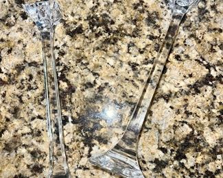 Tiffany & Co. crystal candlesticks