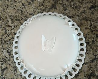 Top view of cake stand