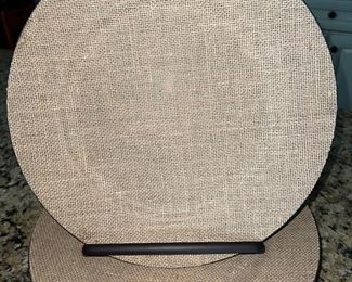 Pier 1 burlap chargers