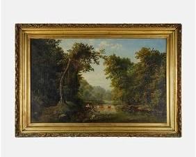 Weidenbach, Augustus Landscape Oil on Canvas
