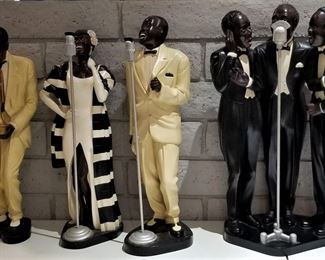 1920's style black musicians. Purchased in Memphis.