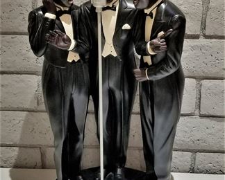 Trio of black musicians in the 1920's style