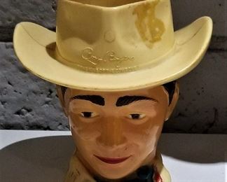 Roy Rogers collectible planter head