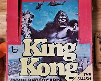 King Kong movie photo cards bubble gum