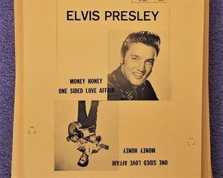 Elvis Presley marketing materials