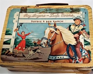 Roy Rogers metal vintage lunch box