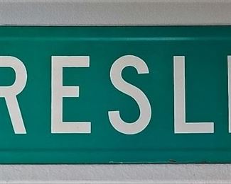 Elvis Presley Blvd Sign...metal...large