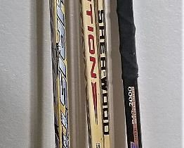 Hockey Sticks. Some are signed.