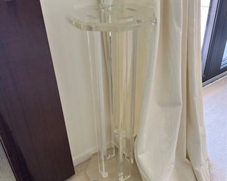Lucite pedestal