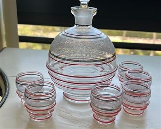 Deco decanter set