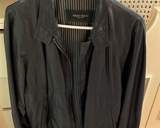 Bruno Magli Leather Jacket