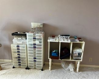 Large collection of jewelry pieces and parts - sold as a lot