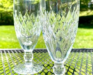 $440 - set of 11 Waterford Boyne Champagne flutes-6h 