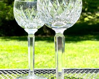 SOLD - set of 10 Waterford Alana red wine goblets (2 available)