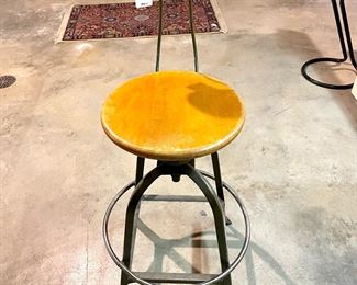 $150 - Industrial swivel chair 