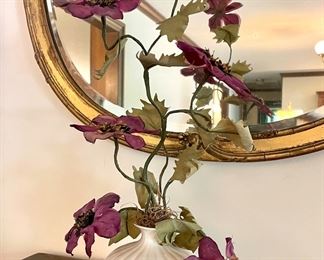 $18. Lenox Vase with Floral Arrangement.