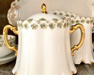 SOLD.  Limoges 55-Piece China Set.