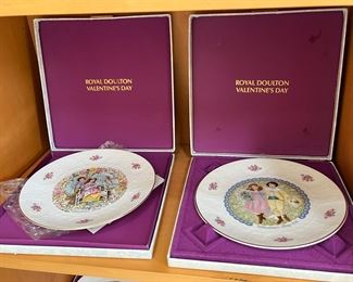 Royal Doulton Valentine's Day collector plates