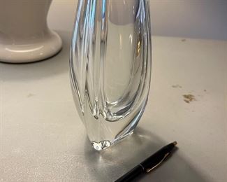Baccarat crystal bud vase