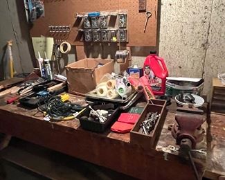 Tools (workbench not for sale)