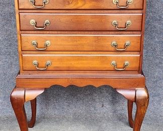 20th Century Queen Anne Style Silver Chest or Chest on stand
