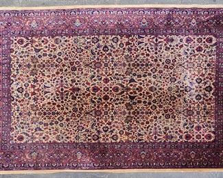 Fantastic Persian Wool Area Rug Hand Knotted Room Size
