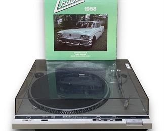 Technics Direct Drive Automatic Turntable System Model: SL-D30 w/ a Audiotechnica Needle Model: VS245LP and A Bonus CruisinÕ 58 Compilation Vinyl Album!
