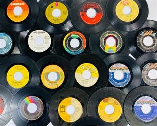 17 Vintage 45 RPM Vinyl Records - Buddah Records So Sad The Song by Gladys Knight and The Pips, Atlantic Records Jump by Aretha Franklin, MCA Records The Thrill Is Gone by BB King, Motown Records Cant It Wait Until Tomorrow by Diana Ross and More
