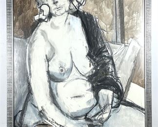 Large Print of Figural Artwork. Signature in Print
