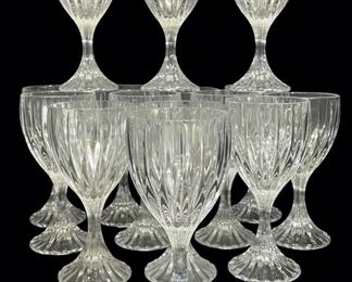 Mikasa Park Lane Wine Glass Clear Crystal Goblet Set of 15
