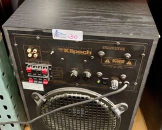 KLIPSCH SW8 II BLACK VINYL POWERED SUBWOOFER