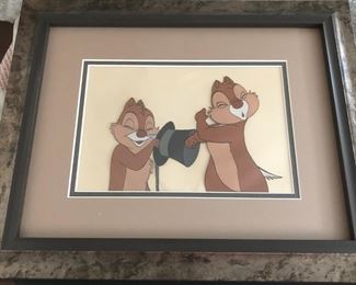 Framed print of Disney's Chip & Dale