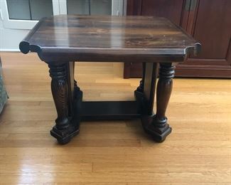 Dark Wood Side Table
