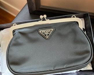 Black Prada Clutch/Wallet